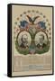 National Republican Chart 1876-H. H. Lloyd-Framed Stretched Canvas