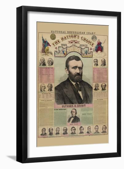 National Republican Chart-H. H. Lloyd-Framed Art Print