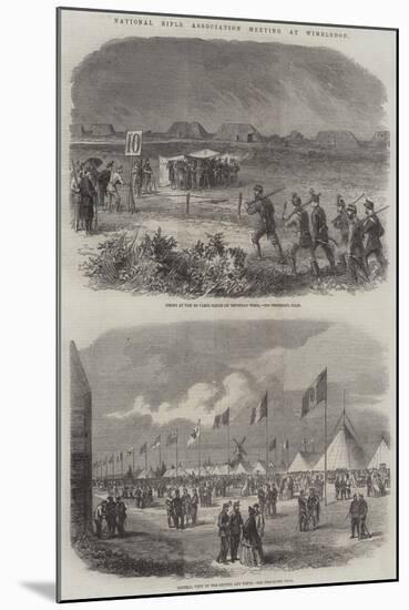 National Rifle Association Meeting at Wimbledon-null-Mounted Giclee Print