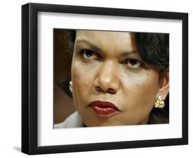 National Security Adviser Condoleezza Rice Testifies-null-Framed Photographic Print