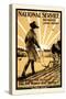 National Service Women's Land Army-Henry George Gawthorn-Stretched Canvas