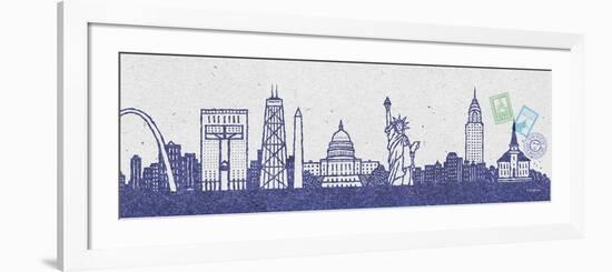 National Skyline II-Sudi Mccollum-Framed Premium Giclee Print