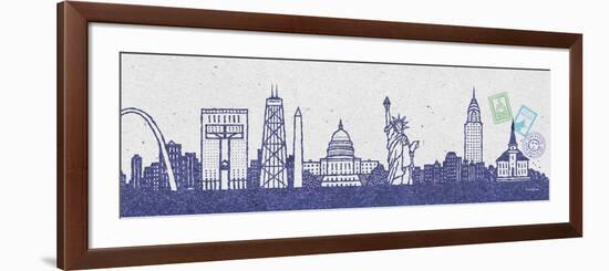 National Skyline II-Sudi Mccollum-Framed Premium Giclee Print