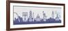 National Skyline II-Sudi Mccollum-Framed Premium Giclee Print