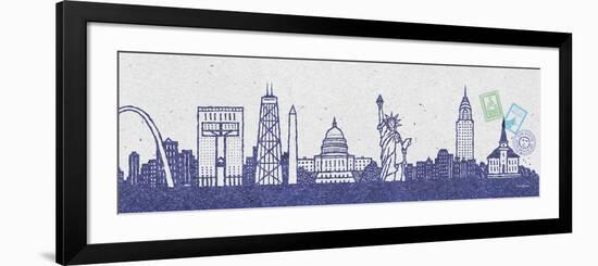 National Skyline II-Sudi Mccollum-Framed Premium Giclee Print