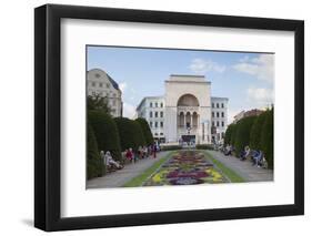 National Theatre and Opera House in Piata Victoriei, Timisoara, Banat, Romania, Europe-Ian Trower-Framed Photographic Print