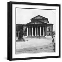 National Theatre, Munich, Germany, C1900-Wurthle & Sons-Framed Photographic Print