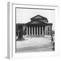 National Theatre, Munich, Germany, C1900-Wurthle & Sons-Framed Photographic Print