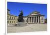 National Theatre Munich on Max-Joseph-Platz Square, Munich, Upper Bavaria, Bavaria, Germany, Europe-Hans-Peter Merten-Framed Photographic Print