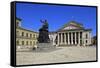 National Theatre Munich on Max-Joseph-Platz Square, Munich, Upper Bavaria, Bavaria, Germany, Europe-Hans-Peter Merten-Framed Stretched Canvas