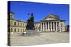 National Theatre Munich on Max-Joseph-Platz Square, Munich, Upper Bavaria, Bavaria, Germany, Europe-Hans-Peter Merten-Stretched Canvas