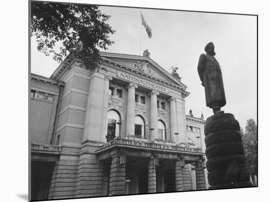 National Theatre Oslo-null-Mounted Photographic Print