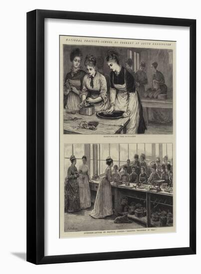National Training-School of Cookery at South Kensington-null-Framed Giclee Print