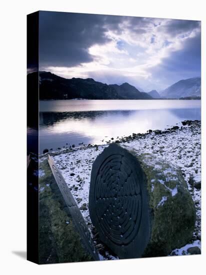 National Trust Centenary Stone, Derwent Water, Lake District, Cumbria, England-Neale Clarke-Stretched Canvas