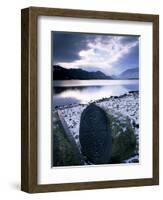 National Trust Centenary Stone, Derwent Water, Lake District, Cumbria, England-Neale Clarke-Framed Photographic Print