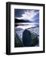 National Trust Centenary Stone, Derwent Water, Lake District, Cumbria, England-Neale Clarke-Framed Photographic Print
