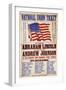 National Union Ticket. ... Lincoln and Johnson, "The Union Forever", 1864-null-Framed Premium Giclee Print