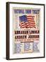 National Union Ticket. ... Lincoln and Johnson, "The Union Forever", 1864-null-Framed Giclee Print