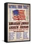 National Union Ticket. ... Lincoln and Johnson, "The Union Forever", 1864-null-Framed Stretched Canvas