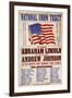 National Union Ticket. ... Lincoln and Johnson, "The Union Forever", 1864-null-Framed Giclee Print