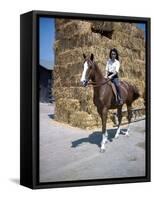 NATIONAL VELVET, 1944 directed by CLARENCE BROWN Elizabeth Taylor (photo)-null-Framed Stretched Canvas