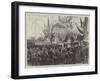 National Volunteer Artillery Association at Shoeburyness, Countess Spencer Presenting the Prizes-Charles Robinson-Framed Giclee Print