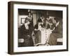 National Woman's Party's Alice Paul Sews a Star on Ratification Flag, Ca. 1919-null-Framed Photo