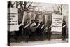 National Women's Party College Women Protest in Front of the White House in 1918-null-Stretched Canvas