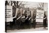 National Women's Party College Women Protest in Front of the White House in 1918-null-Stretched Canvas