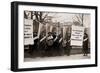 National Women's Party College Women Protest in Front of the White House in 1918-null-Framed Photo