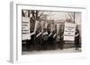 National Women's Party College Women Protest in Front of the White House in 1918-null-Framed Photo