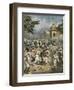 Nationalists in India During Second World War-Achille Beltrame-Framed Art Print