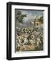 Nationalists in India During Second World War-Achille Beltrame-Framed Art Print