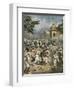 Nationalists in India During Second World War-Achille Beltrame-Framed Art Print