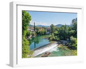 Natisone River, Cividale del Friuli, Udine, Friuli Venezia Giulia, Italy, Europe-Jean Brooks-Framed Photographic Print