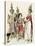 Native Actors and Actresses in Traditional Costume, Siam, 1800s-null-Stretched Canvas