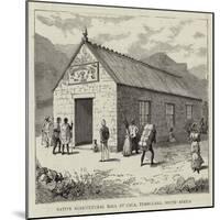 Native Agricultural Hall at Cala, Tembuland, South Africa-null-Mounted Giclee Print