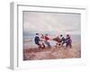 Native Alaskan Children at Play-Ralph Crane-Framed Photographic Print