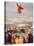 Native Alaskans Playing a Game of Nulukatuk, in Which Individals are Tossed into the Air-Ralph Crane-Stretched Canvas