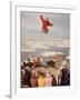 Native Alaskans Playing a Game of Nulukatuk, in Which Individals are Tossed into the Air-Ralph Crane-Framed Photographic Print