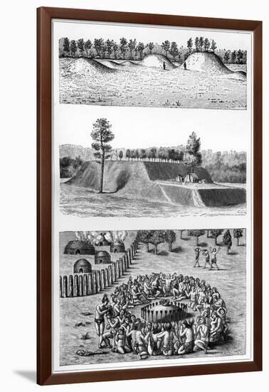 Native American Archaeological Sites, USA, 1901-null-Framed Giclee Print