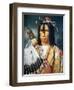 Native American Chief of the Cree People of Canada, 1848-Paul Kane-Framed Giclee Print