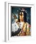 Native American Chief of the Cree People of Canada, 1848-Paul Kane-Framed Giclee Print
