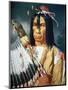 Native American Chief of the Cree People of Canada, 1848-Paul Kane-Mounted Giclee Print