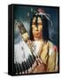 Native American Chief of the Cree People of Canada, 1848-Paul Kane-Framed Stretched Canvas