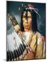 Native American Chief of the Cree People of Canada, 1848-Paul Kane-Mounted Giclee Print