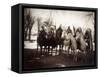 Native American Chiefs-Edward S Curtis-Framed Stretched Canvas