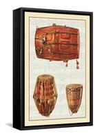 Native American Drums-null-Framed Stretched Canvas