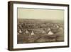 Native American Encampment - Lakota Indians-John C.H. Grabill-Framed Art Print