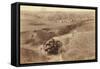 Native American Encampment - Lakota Indians-John C.H. Grabill-Framed Stretched Canvas